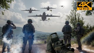 US Encountering Russian Paratroopers | Realistic Ultra Graphics Gameplay [4K UHD 60FPS] Battlefield by HEDGEHOG x 10,391 views 1 month ago 15 minutes