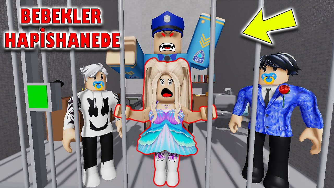 👶🏼 BEBEKLER HAPİSHANEDEN KAÇIYOR ! 🍼 😱 | ROBLOX 👮🏼‍♂️