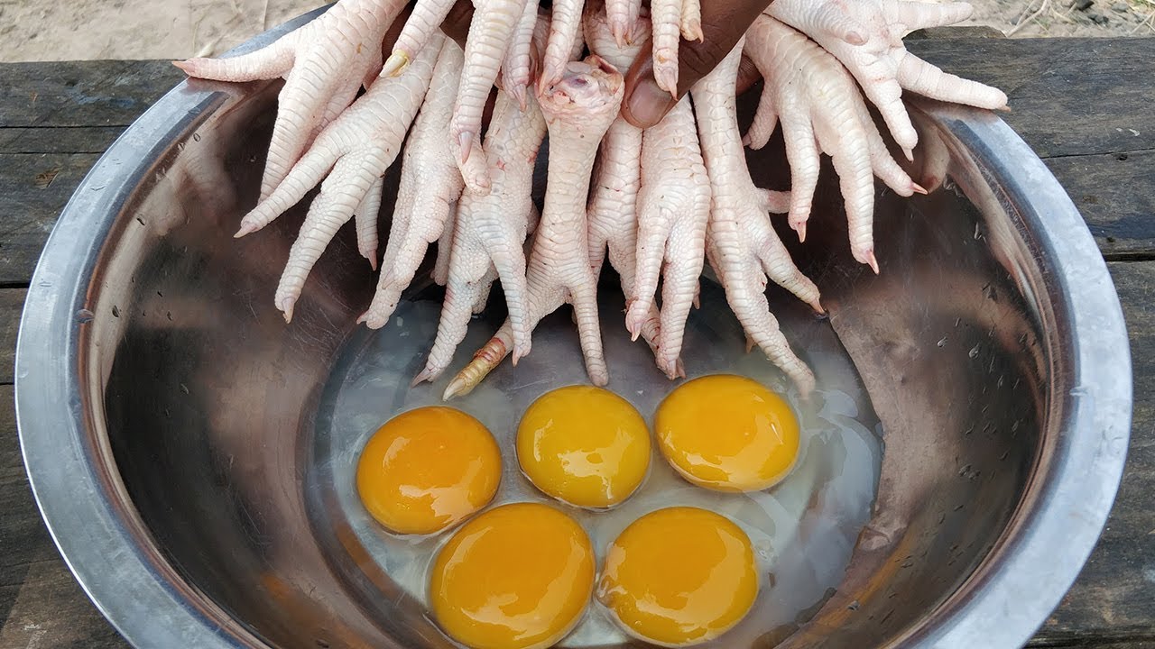 Crispy Chicken Feet Recipe / Yummy Crispy Chicken Feet Cooking