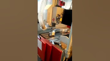 Aluminium wood foam resin plastic patterns milling CNC machine work video