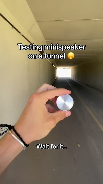 Where else should I try it?!🤯 #minispeaker #bluetooth #rap #tiktokmademebuyit #echo