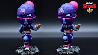 Making Brawl Stars Street Ninja Tara Clay Art (clay Tutorial)