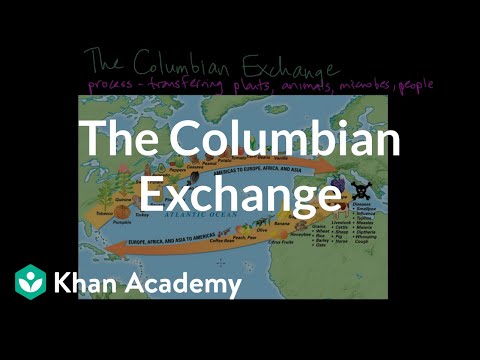 Video: Kokie yra Columbian Exchange viktorinos elementų pavyzdžiai?