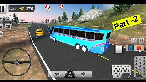 Modern Bus Drive Parking Game _ Part -2 _ bus driving _ bus game _ gkox gaming channel.