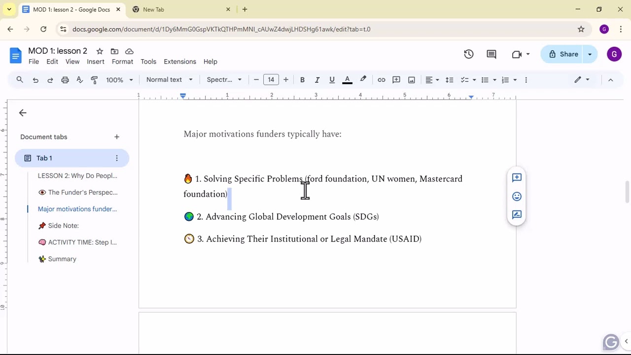 GT - MOD 1, LESSON 2 | Why Do Funders Give Grants? | Funder Motivation & Write Better Proposals