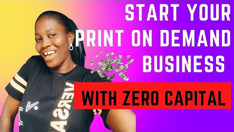 Beginners step by step guide on how to start print on demand business using your smart phone.