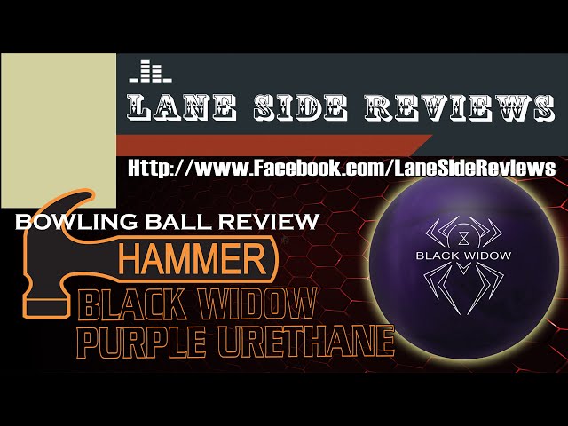 Hammer Black Widow Purple Urethane Bowling Ball Review By Lane