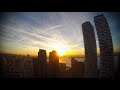 Toronto Sunrise Downtown Overlooking the Lake - 4K Timelapse