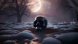 Silver Skull on a Cold Snow Covered Ground 🕸️ Dark & Creepy Halloween Vibes 💀 Light Thunder Icy Rain by Infinity Rooms 977 views 6 months ago 2 hours, 1 minute