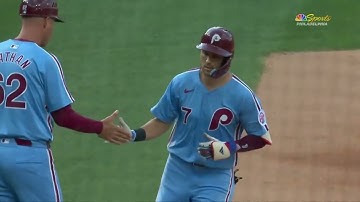 Trea Turner hits another leadoff homer for the Phillies to beat Dodgers