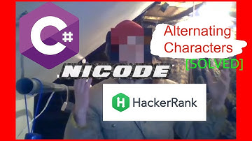 Hacker Rank C# Challenge: Alternating Characters
