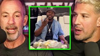 Floyd Mayweather Flexing On Mike Tyson Before Fight
