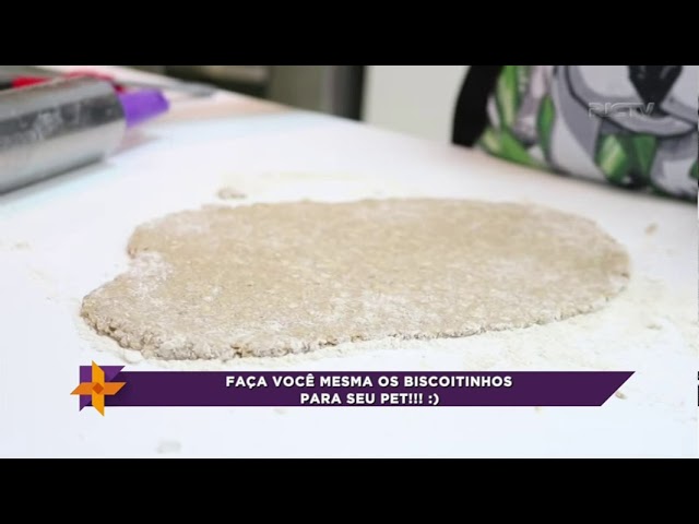 RECEITA PET: APRENDA A FAZER UM BISCOITO DE PETISCO PARA SEU CACHORRO!