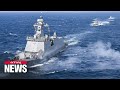 S. Korean navy conducts first maritime gunfire training this year