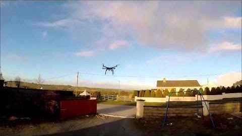 Drone Quadcopter S500 KK2.1 Testing беспилотник