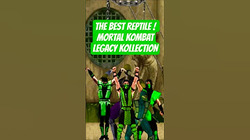 Reptile in Mortal Kombat Legacy Kollection. Which one is your favorite? #mortalkombat #trilogy #umk3