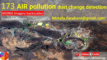 Monitoring AIR QUALITY DUST SMOKE by satellite imagery backscatter using Google Earth Engine GEE