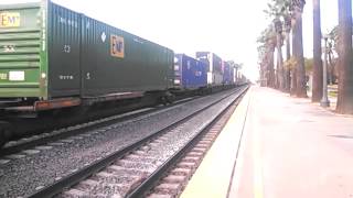 UP 8326 heads through Ontario with an intermodal