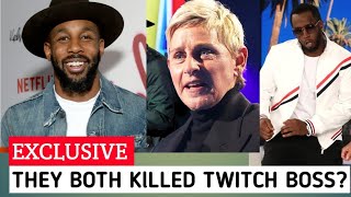Twitch DELETED For EXPOSING Ellen DeGeneres  & Diddy | Ellen Went To FO PARTIES?!