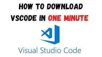 How to Download VSCode in ONE MINUTE