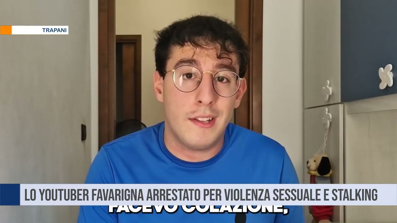 Trapani. Noto youtuber arrestato per violenza sessuale e stalking