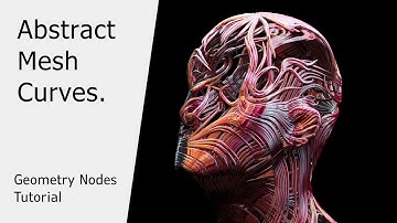 Creating Abstract Mesh Curves Effect In Blender Geometry Nodes