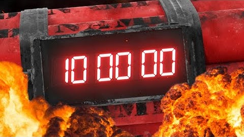 10 Minute Bomb Timer | Loud Explosion