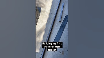 Building a skate rail from scratch #skateboard #sk8 #skateboarding #diy