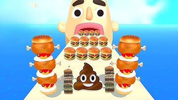 Sandwich Runner - SpeedRun All Levels Gameplay Walkthrough Android,ios New Update Ep 37