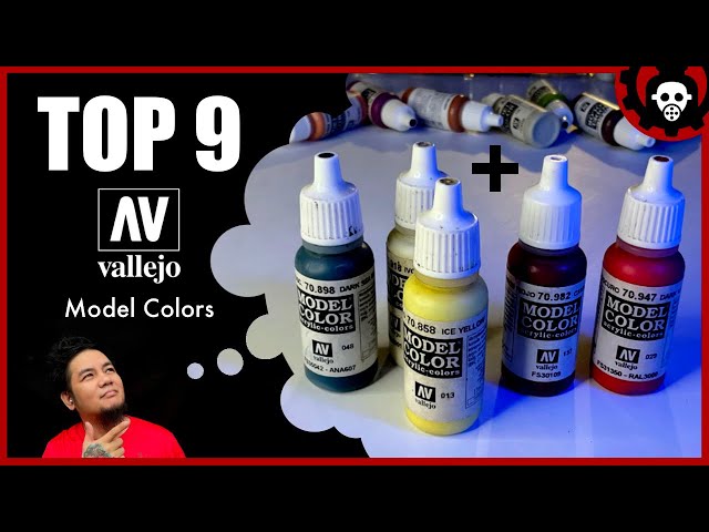 My TOP 9 Vallejo Model Color Paints