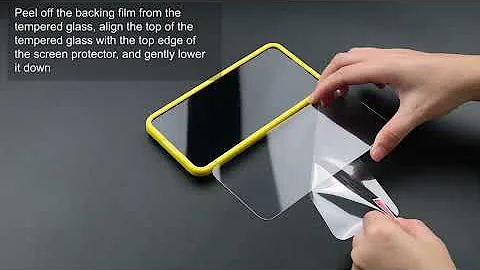 Tutorial for Installing Tempered Glass Screen Protector on Mobile Phones