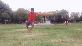 Swag in Crew....Nitin B boy corkscrew