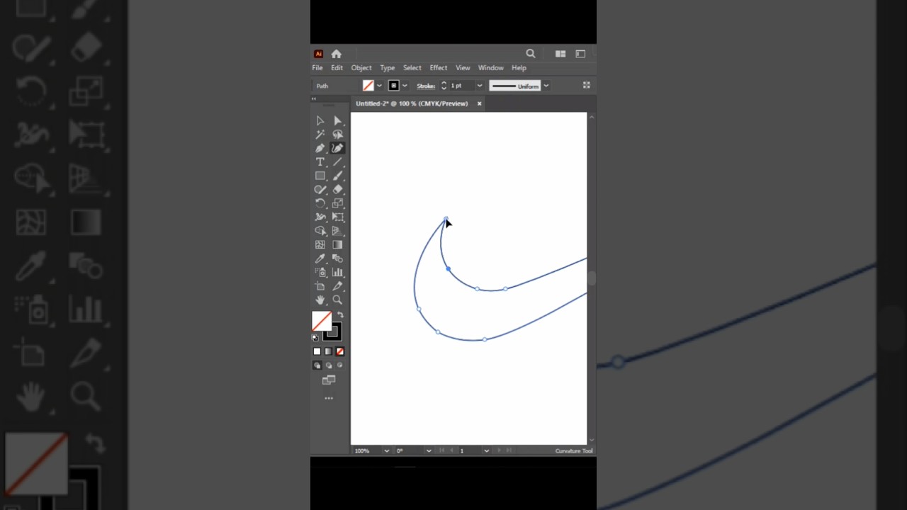 Nike logo design in Adobe Illustrator #illustrator #tutorial #nike