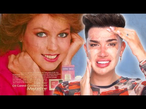 FOLLOWING AN 80'S MAKEUP TUTORIAL!  📼💄