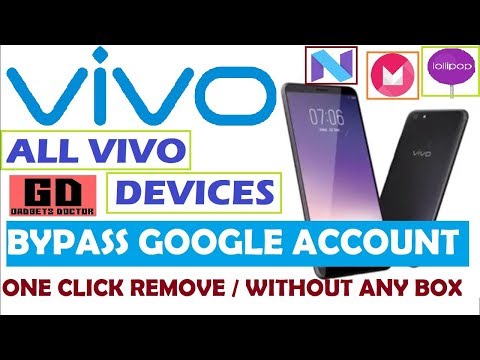 VIVO All Mobiles FRP Google Account Remove (One Click) - Without Box