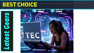 Dual-Core TEC Laptop Cooling Pad Best Advanced Thermal Cooling with Quiet Dual Fans