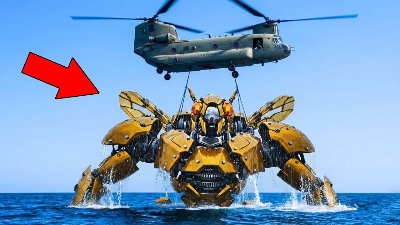 Deep Sea Wreck to War Machine POV Giant Robot Restoration & First Person Mech Fight!