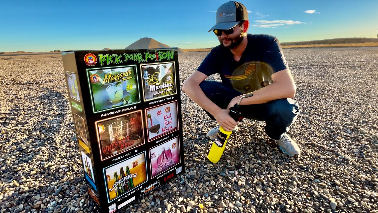 PICK YOUR POISON FIREWORK CAKE ASST. (6 500g Cakes) - Magnus Fireworks