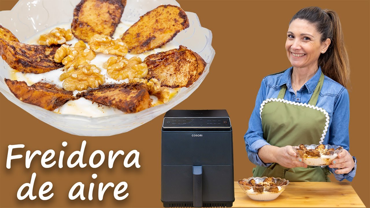 🔥 Manzanas Especiadas en Air Fryer: ¡Un Postre Saludable que Deslumbrará! 🍏🍯