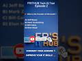 Founder of Microsoft ? | Tech IQ Test 2 #shorts