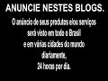 Divulgue seus anncios e servios por estes blogs