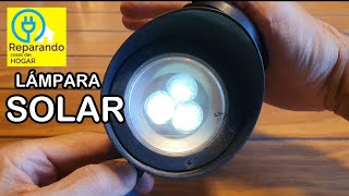 Reemplazo de batería lámpara Solar