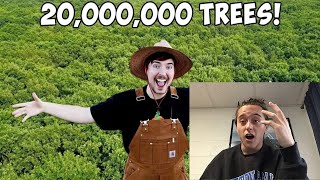 REACTION TO - MrBeast - Planting 20,000,000 Trees, My Biggest Project Ever! (WOW)