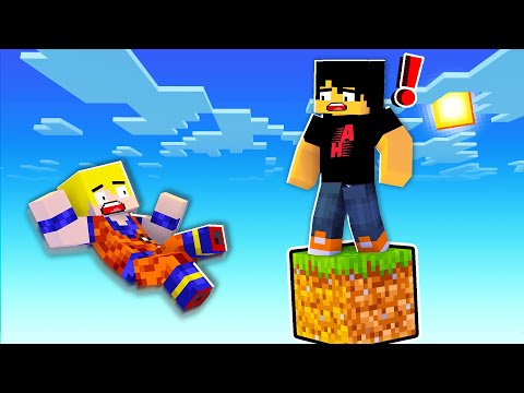 ماين كرافت بس حاولنا نعيش على بلوكة وحدة انا وعمر    1