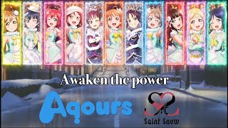 Awaken the power - Saint Aqours Snow (Rom/Kan/Eng   Color Coded) | Love Live!