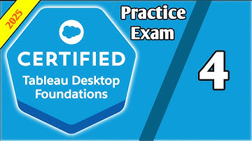 Tableau Desktop Foundations Practice Exam Questions - Part 4!