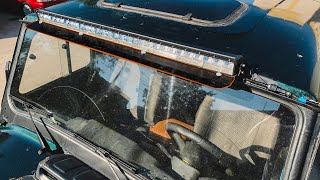 видео: Правильная установка светодиодной балки | Куда поставить балку | Зачем нужно затенять капот? картинка: Правильная установка светодиодной балки | Куда поставить балку | Зачем нужно затенять капот?