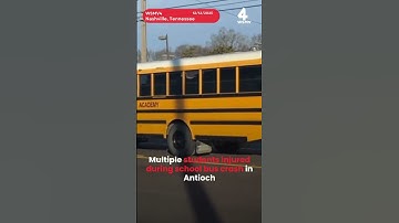 School bus crash in Antioch