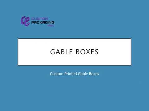 Gable Boxes |