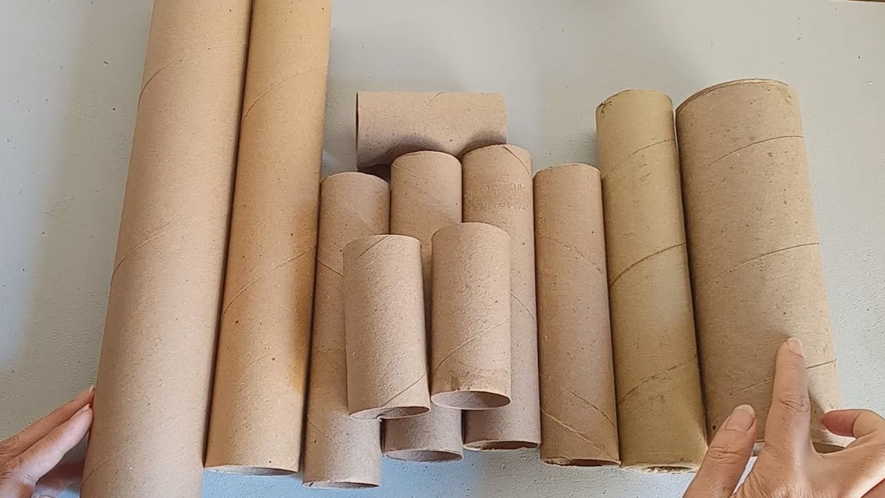 Looking for craft or project ideas for HUGE cardboard tubes : r/crafts